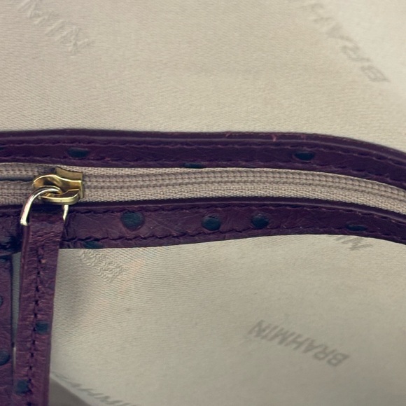 Brahmin Burgundy Handbag - Picture 7 of 8